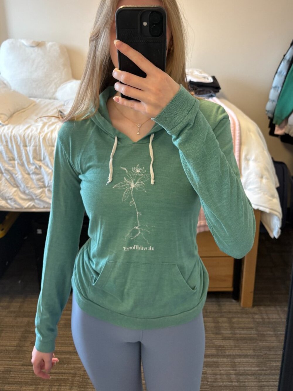 Teal lightweight top